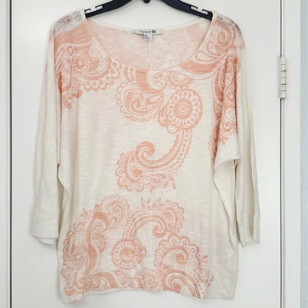 FOREVER 21 medium Cream Blouse